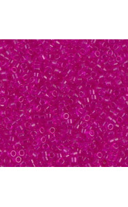 Miyuki delica Beads 11/0 - Transparent fuchsia dyed DB-1310